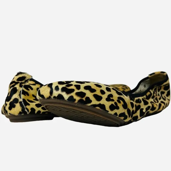 Hush Puppies Chaste Ballet Flats In Calf Hair Leopard Women’s Size 6
