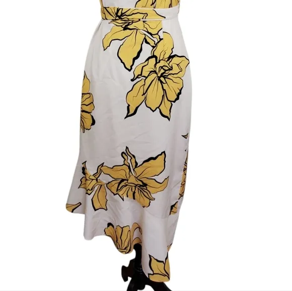 Hutch Women’s Mercer Ruffled Floral Wrap Dress Romantic Size Small