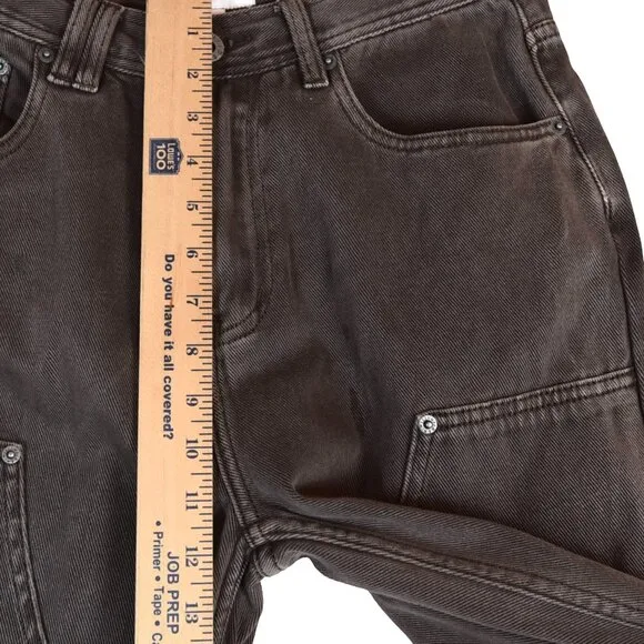 I Love Ugly Brown Carpenter Workwear Pants Size S Faded Brown Utility (W 30)