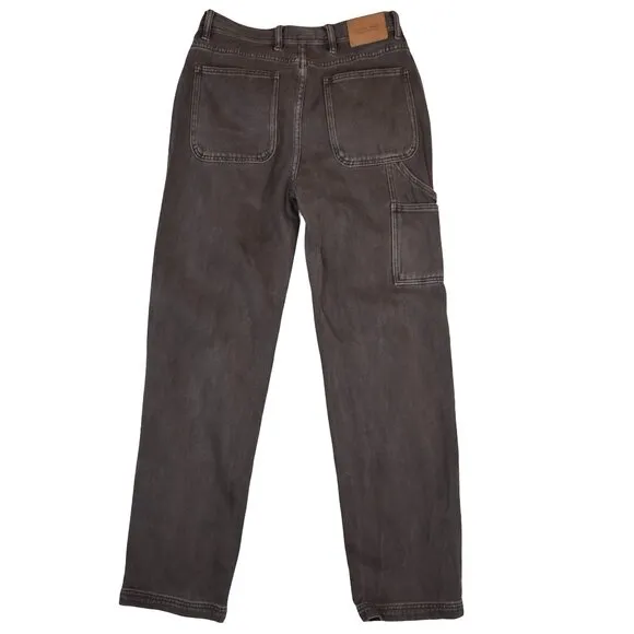 I Love Ugly Brown Carpenter Workwear Pants Size S Faded Brown Utility (W 30)