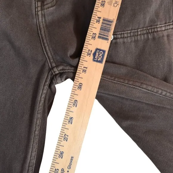 I Love Ugly Brown Carpenter Workwear Pants Size S Faded Brown Utility (W 30)