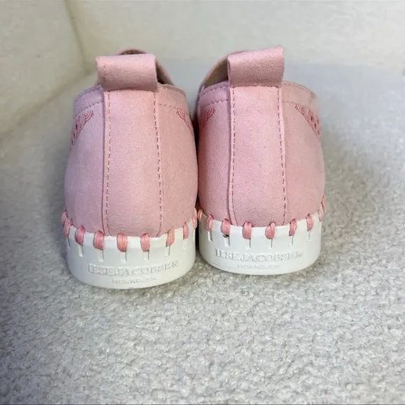 Ilse Jacobsen Tulip 140 Pink Loafers Laser Cut Shoes Girl's Size EU-33/US-2