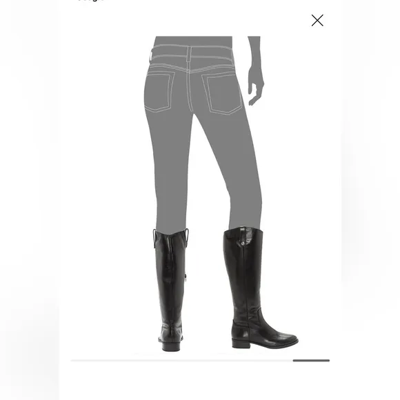 I.N.C. Cognac Brown Leather Knee-High Boots