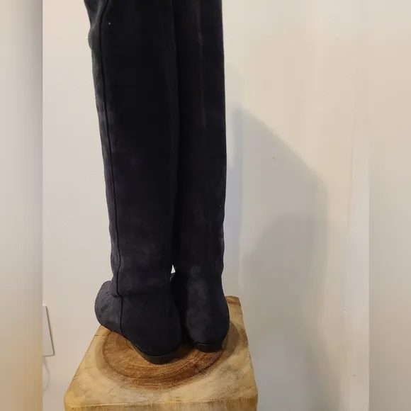 Isabel Marant knee high suede leather boots