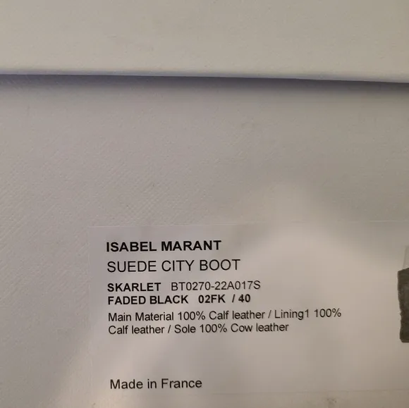 Isabel Marant knee high suede leather boots