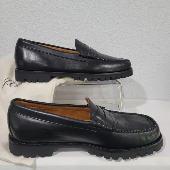 J Crew Camden lug-sole loafers in English leather, Sz 10.5