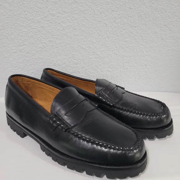 J Crew Camden lug-sole loafers in English leather, Sz 10.5