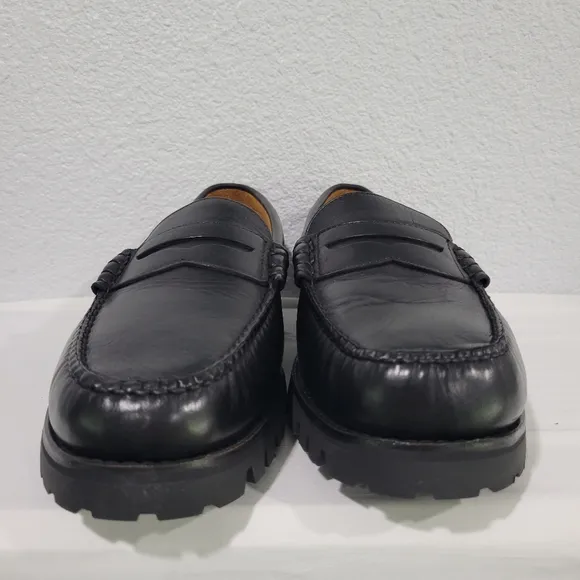 J Crew Camden lug-sole loafers in English leather, Sz 10.5