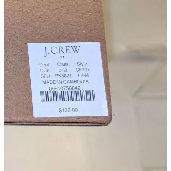 J Crew Sueded Bow Loafer, size 6.5