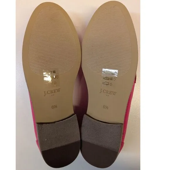 J Crew Sueded Bow Loafer, size 6.5