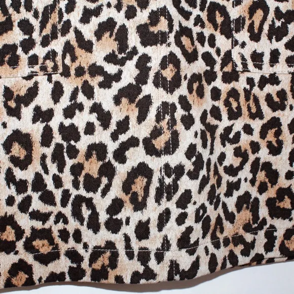 J. Crew Utility Mini Skirt in Leopard