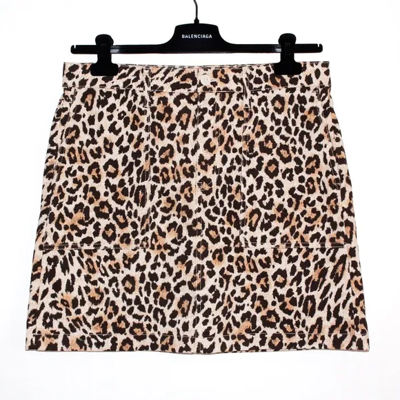 J. Crew Utility Mini Skirt in Leopard
