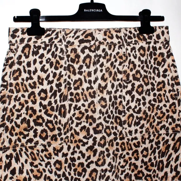 J. Crew Utility Mini Skirt in Leopard