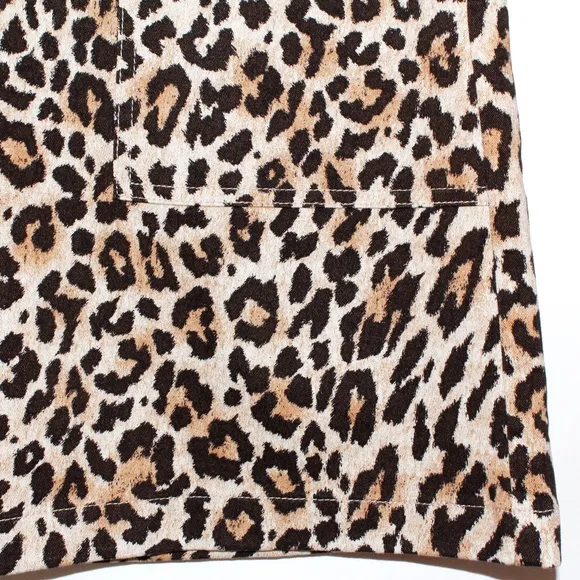 J. Crew Utility Mini Skirt in Leopard