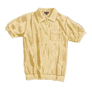 J. PETERMAN COMPANY The Italian T-Shirt Polo Sz M Anise NWT