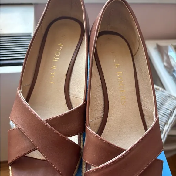 Jack Rogers Palmer Crisscross Wedge Espadrille
