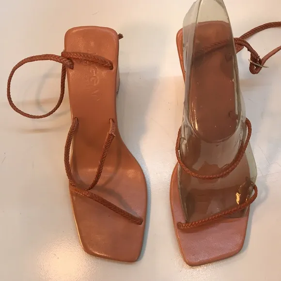 Jaggar The Label Orange Wedge Sandal Size40 (US 9)