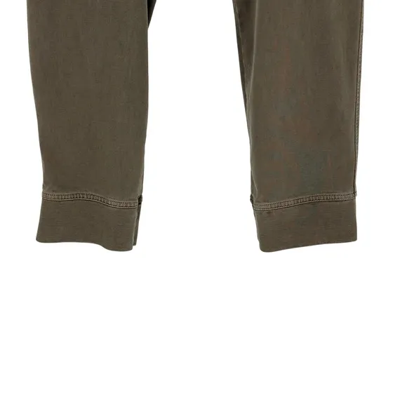James Perse XL Heavy Jersey Utility Jogger Pants Brown Cotton Drawstring Casual