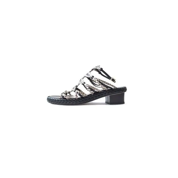 Jason Wu Snakeskin Strap Flat Sandal Womens Size 10 | Eur 41