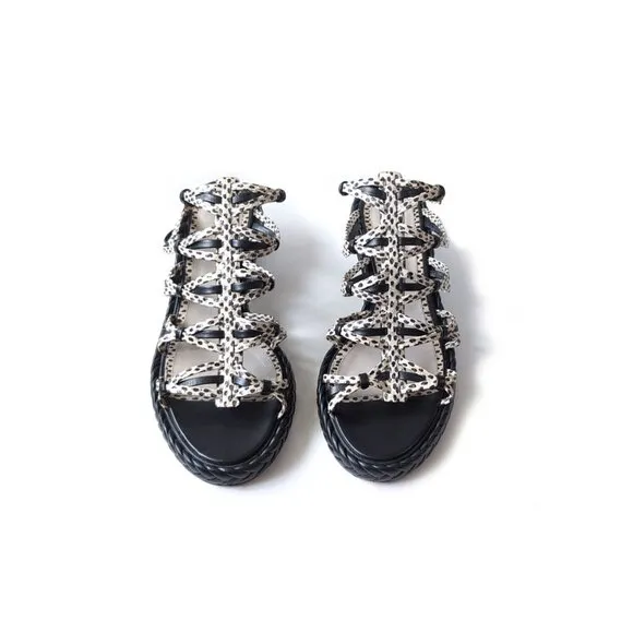 Jason Wu Snakeskin Strap Flat Sandal Womens Size 10 | Eur 41