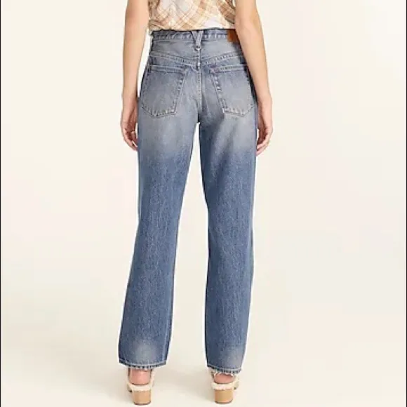 J.CREW Slouchy Boyfriend Jeans NWT Size 28 Paulette Wash