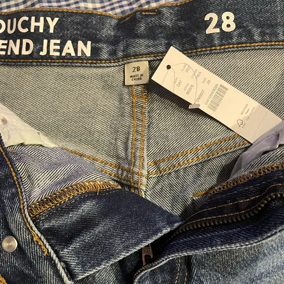 J.CREW Slouchy Boyfriend Jeans NWT Size 28 Paulette Wash