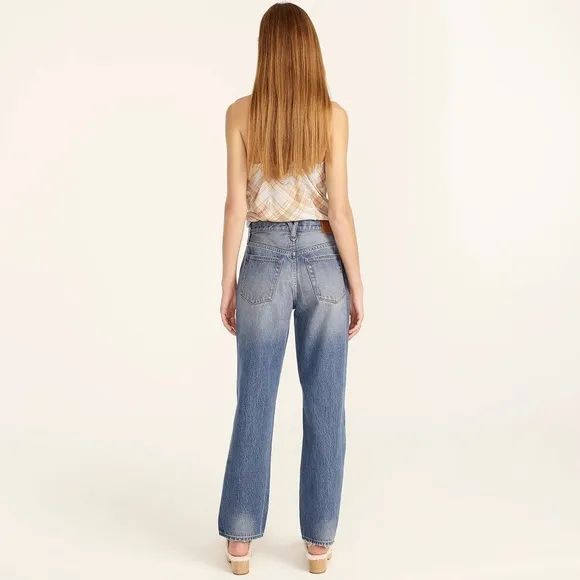 J.CREW Slouchy Boyfriend Jeans NWT Size 28 Paulette Wash