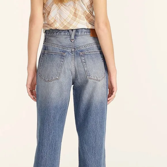 J.CREW Slouchy Boyfriend Jeans NWT Size 28 Paulette Wash