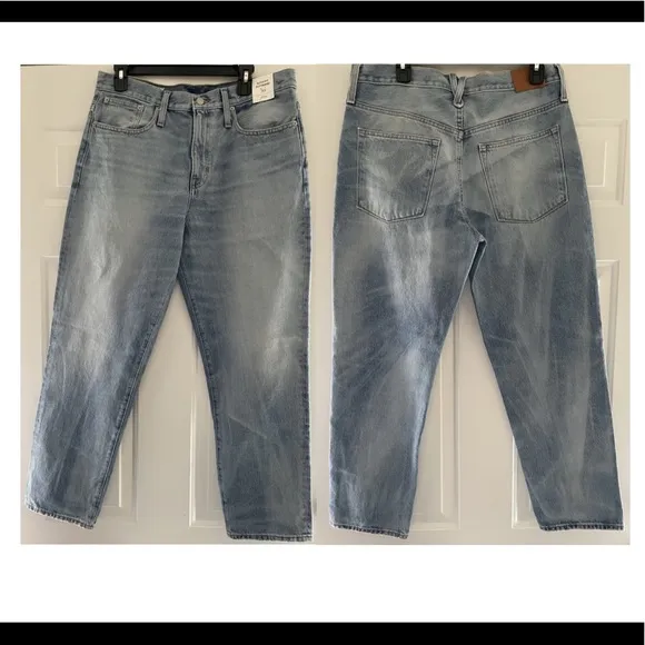 J.CREW Slouchy Boyfriend Jeans NWT Size 30 Rachelle Wash