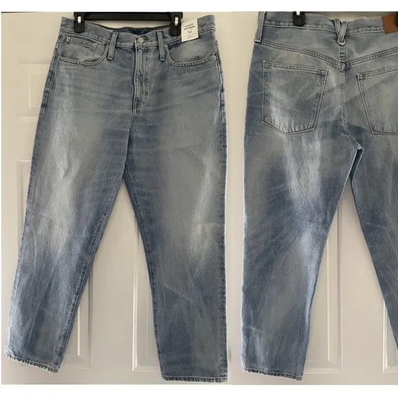 J.CREW Slouchy Boyfriend Jeans NWT Size 30 Rachelle Wash