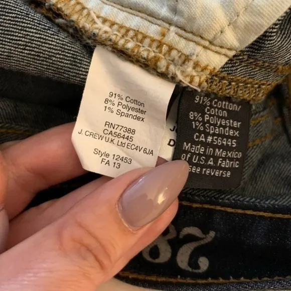 J.Crew Toothpick Jean