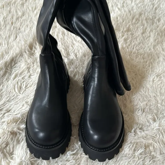 Jeffrey Campbell Break Thigh High Boots