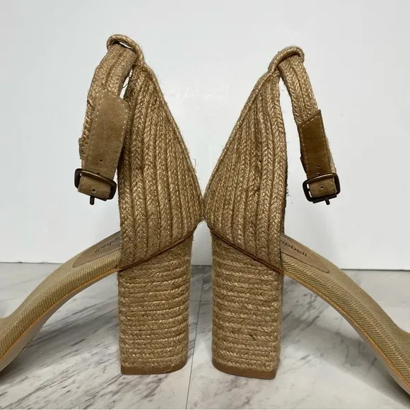 Jeffrey Campbell Rowboat Jute Wrapped Heeled Sandal 9 1/2