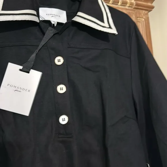 Jet Black Hart Shirt DressPOMANDER PLACE