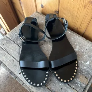 Jill Sander Studded Leather Sandals