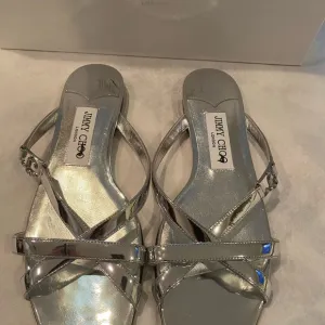 Jimmy Choo Silver Sandals