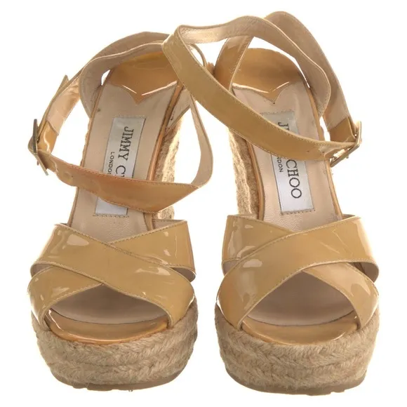 Jimmy ChooPatent Leather Espadrilles 6,5