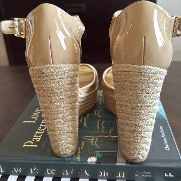 Jimmy ChooPatent Leather Espadrilles 6,5
