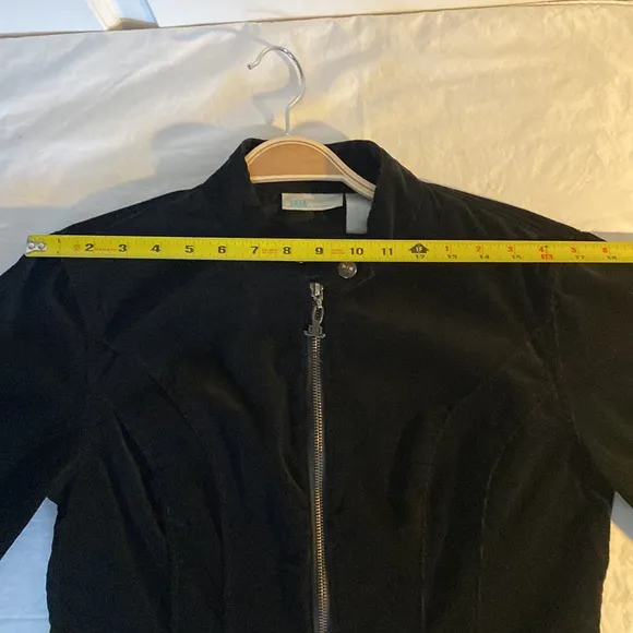 JLO Fine Corduroy Biker Belted Jacket
