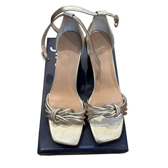 J.Mclaughlin Fiala champagne gold strap sandals