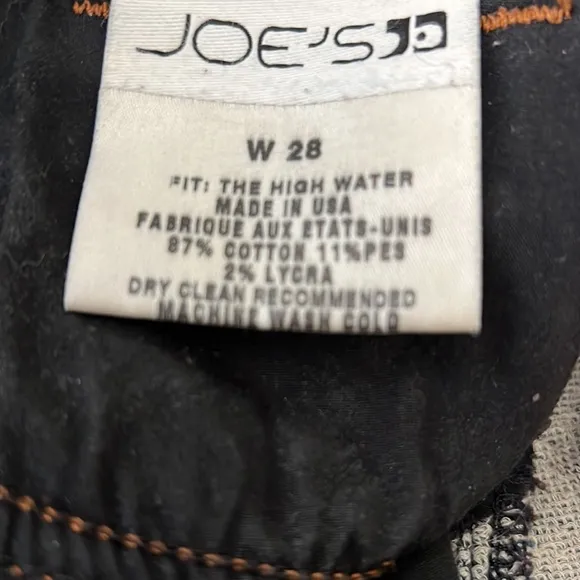 Joe’s high water jean sz 28.