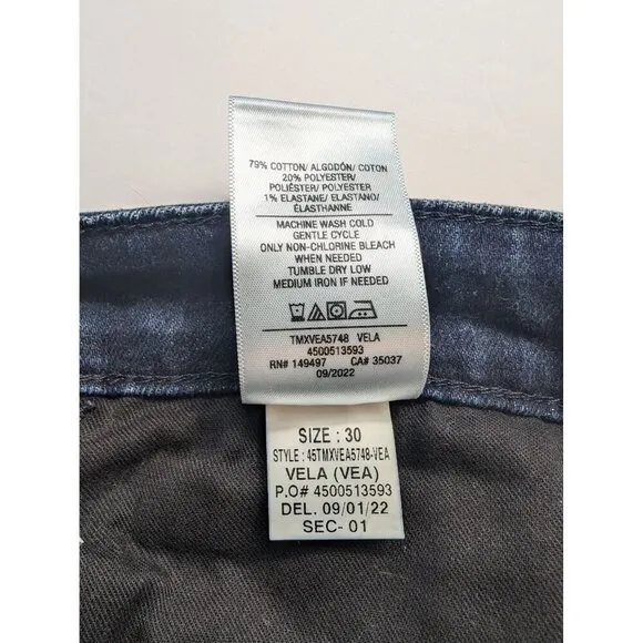 Joes Jeans 30 High Rise Skinny Ankle Flawless Denim Jeans