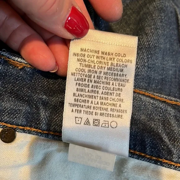 JOE’S  JEANS size 31 blue jeans  “The ROCKER”straight leg ankle like new