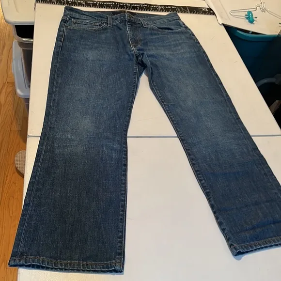 JOE’S  JEANS size 31 blue jeans  “The ROCKER”straight leg ankle like new