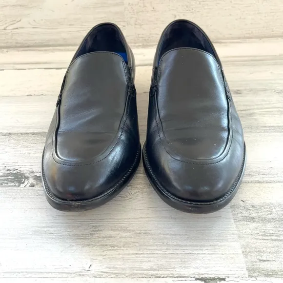 Johnston &amp; Murphy Men’s Stockton Venetian Slip On Loafers Size 10D In Black