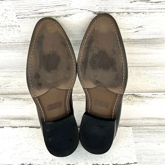 Johnston &amp; Murphy Men’s Stockton Venetian Slip On Loafers Size 10D In Black
