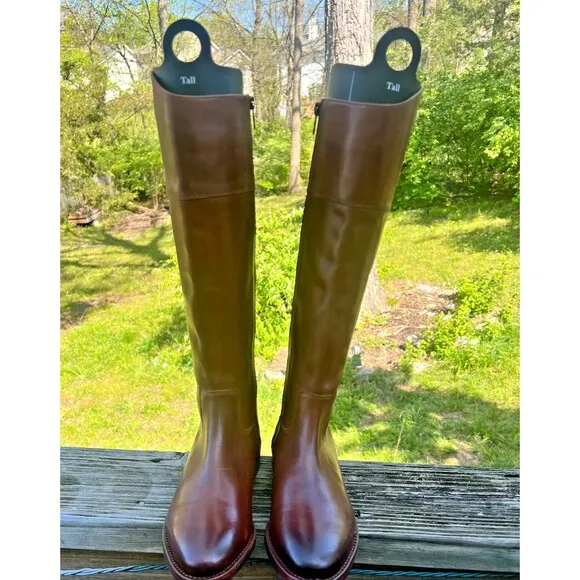 Johnston Murphy Women's Riding Boots 16” Tall Knee High Size 7 M