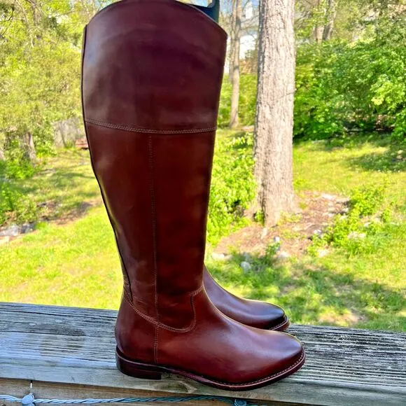 Johnston Murphy Women's Riding Boots 16” Tall Knee High Size 7 M