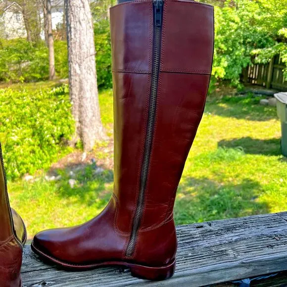 Johnston Murphy Women's Riding Boots 16” Tall Knee High Size 7 M