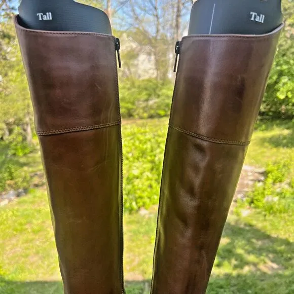 Johnston Murphy Women's Riding Boots 16” Tall Knee High Size 7 M